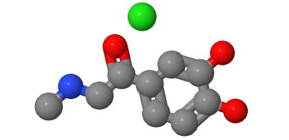 Adrenalone hydrochloride structure Adrenalone hydrochloride structure