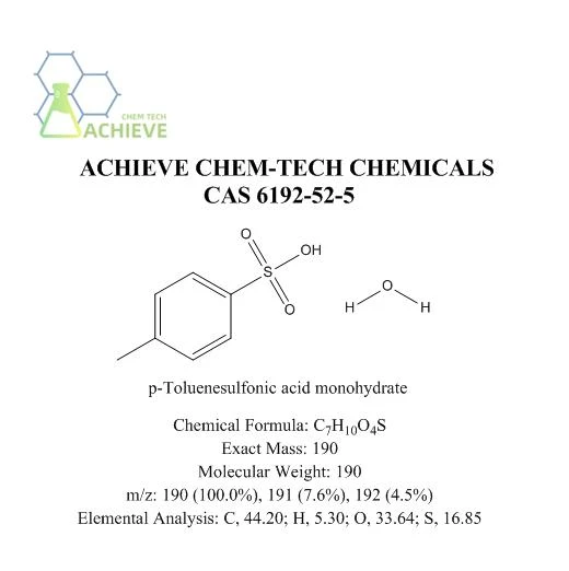 P-톨루엔술폰산 일수화물 CAS 6192-52-5
