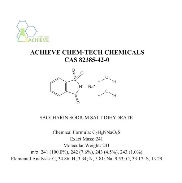 사카린 나트륨 소금 이수화물 CAS 82385-42-0
