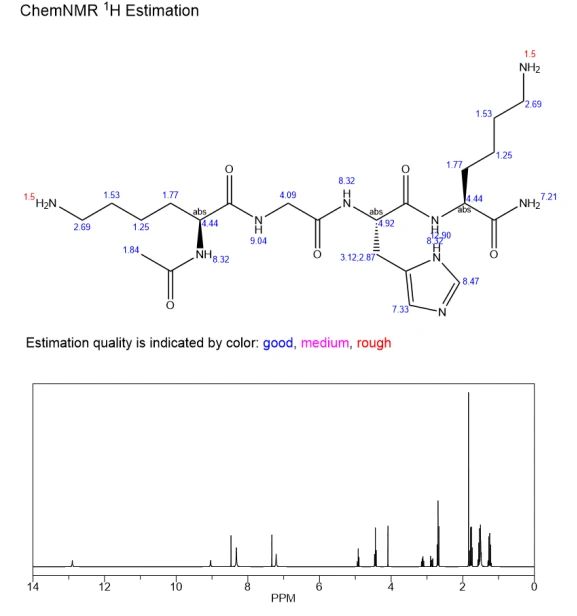 Acetyl tetrapeptide-3 NMR | Shaanxi BLOOM Tech Co., Ltd Acetyl tetrapeptide-3 NMR | Shaanxi BLOOM Tech Co., Ltd